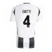 Juventus Federico Gatti #4 Domácí Dres 2024-25 Krátkým Rukávem